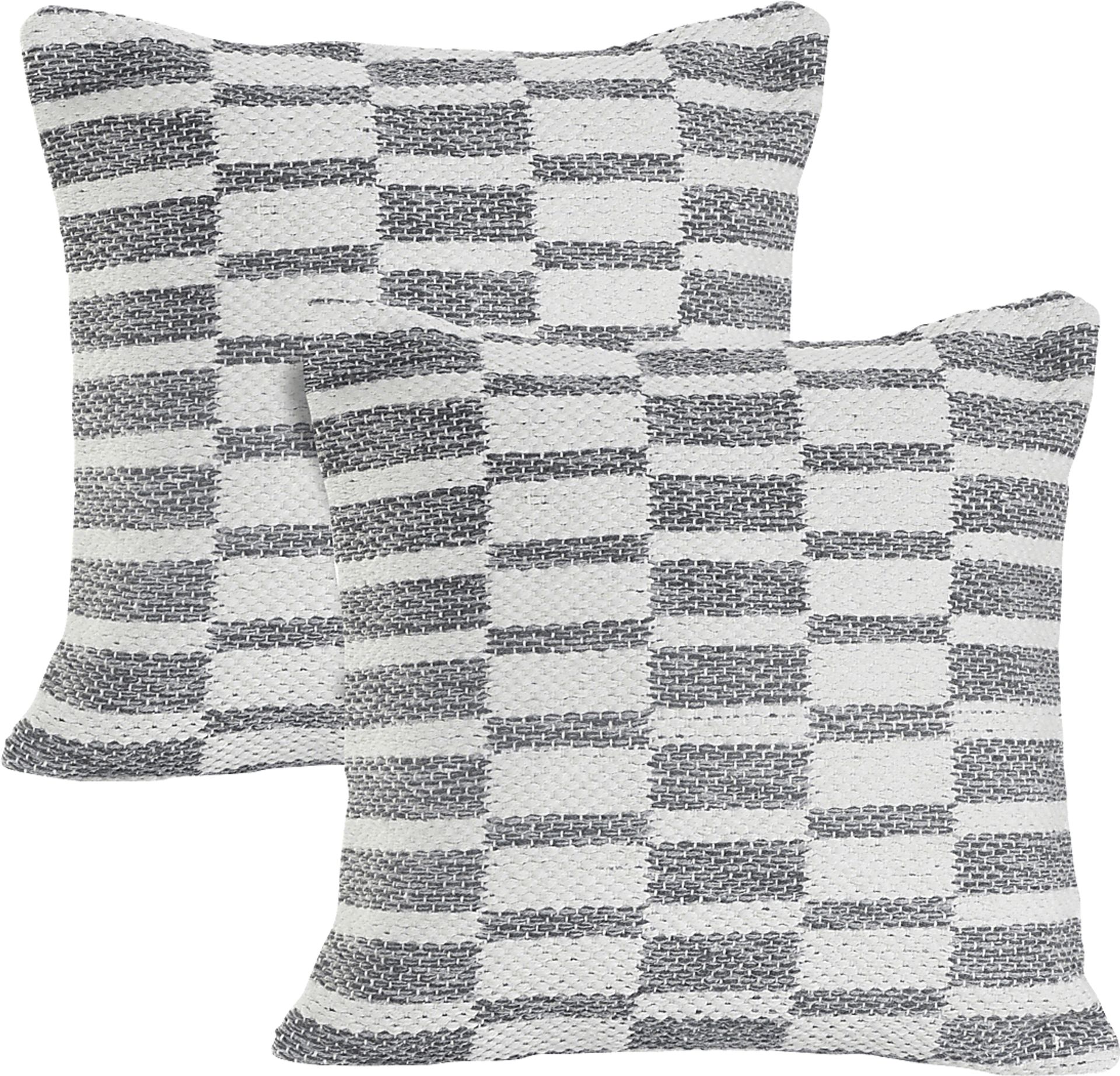 Melorna Gray Throw Pillow, Set of 2 - Image 1