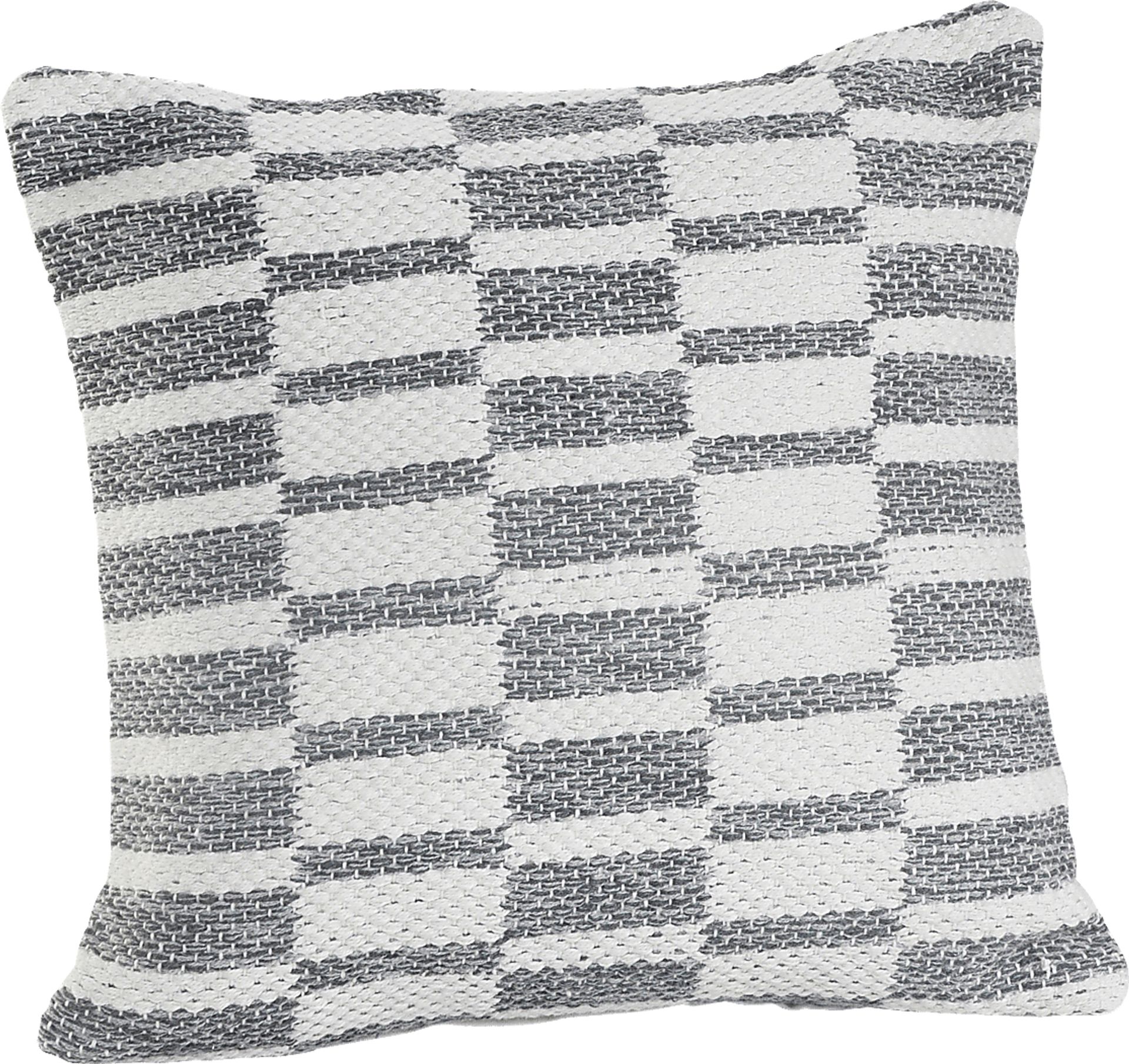 Melorna Gray Throw Pillow - Image 1