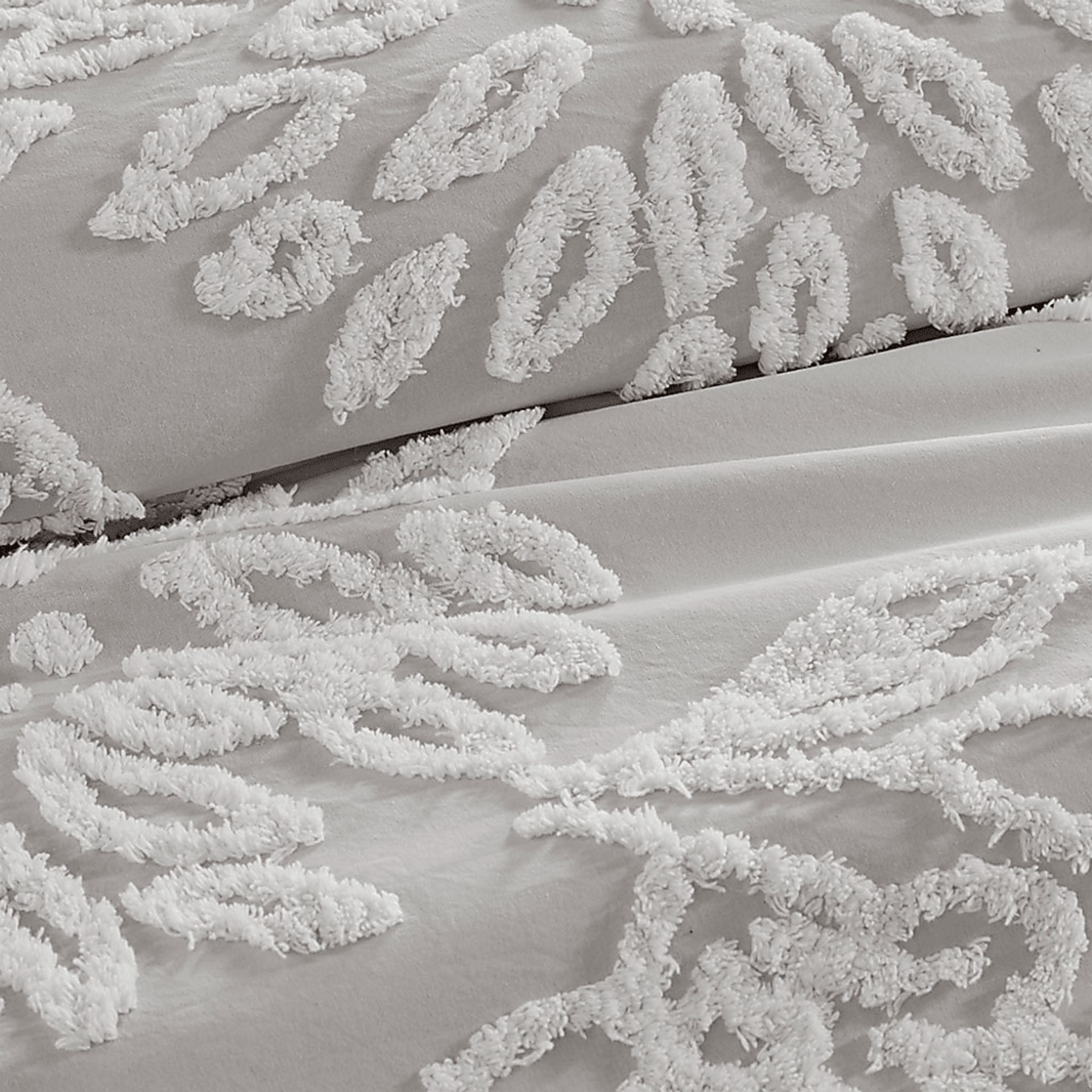 Melpomene Gray 3 Pc Full/Queen Duvet Set - Image 9