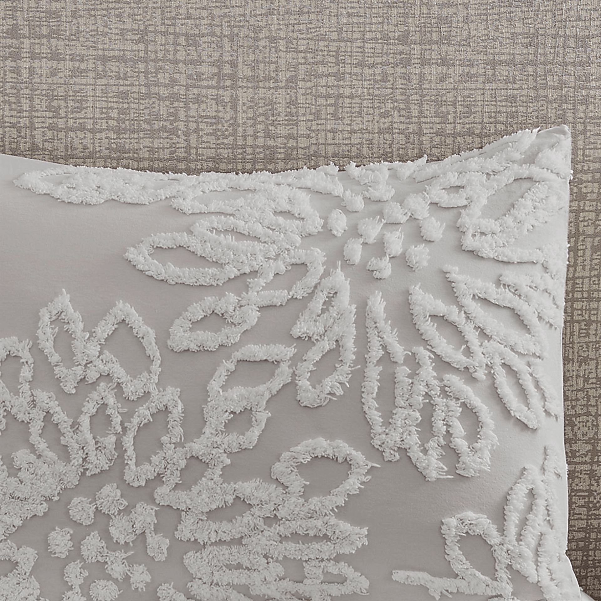 Melpomene Gray 3 Pc Full/Queen Duvet Set - Image 10