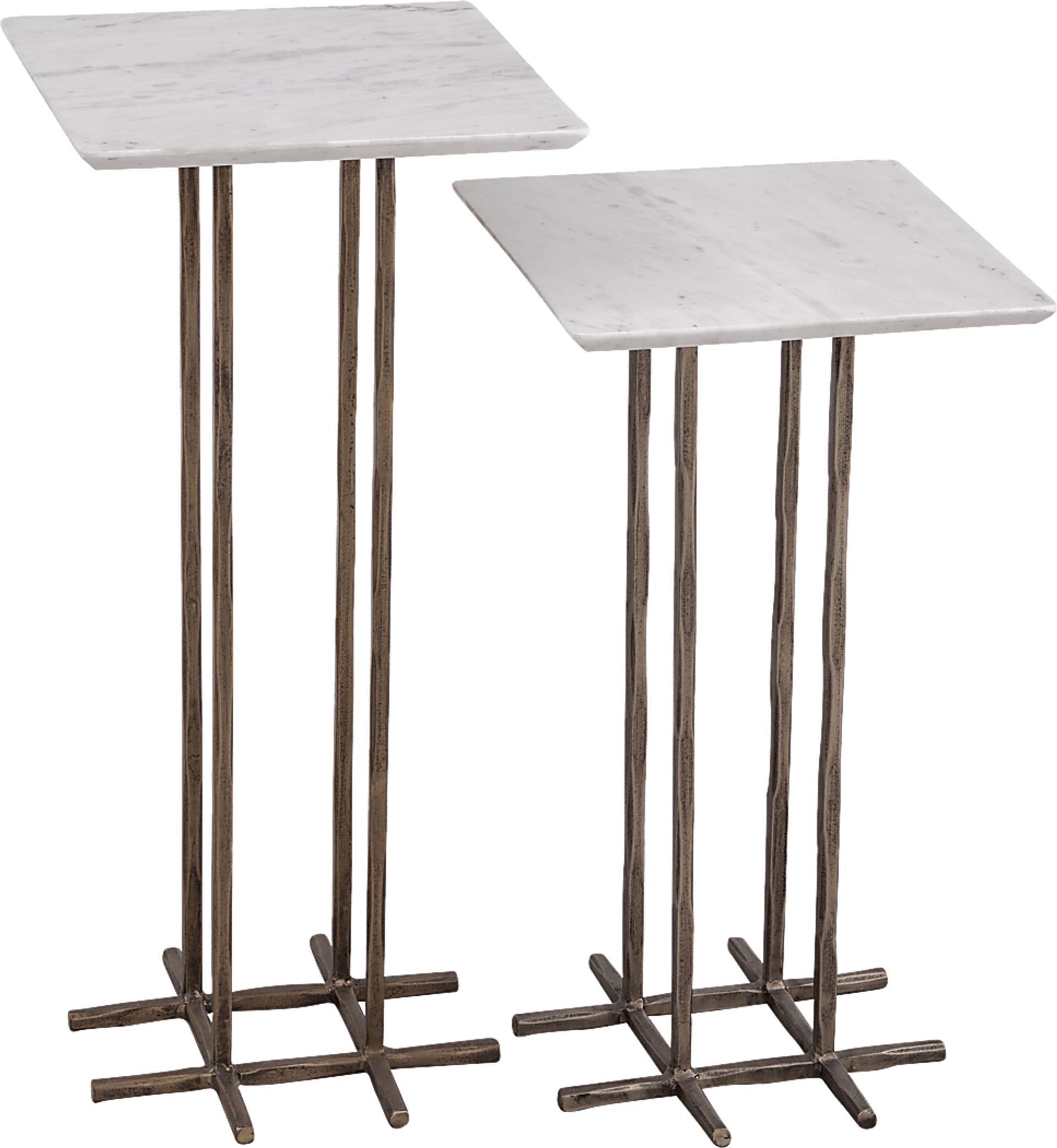Melqua White Accent Table, Set of 2 - Image 1