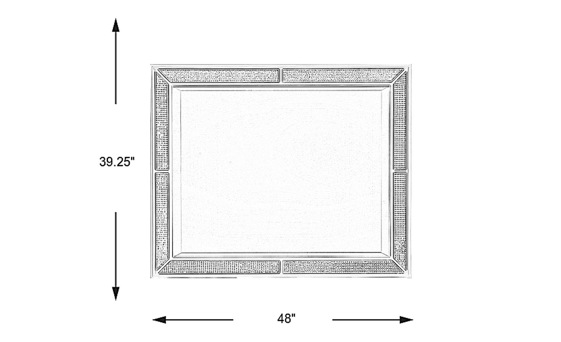 Dimension Image. Please refer to the Dimension Tab on this page for dimension details.