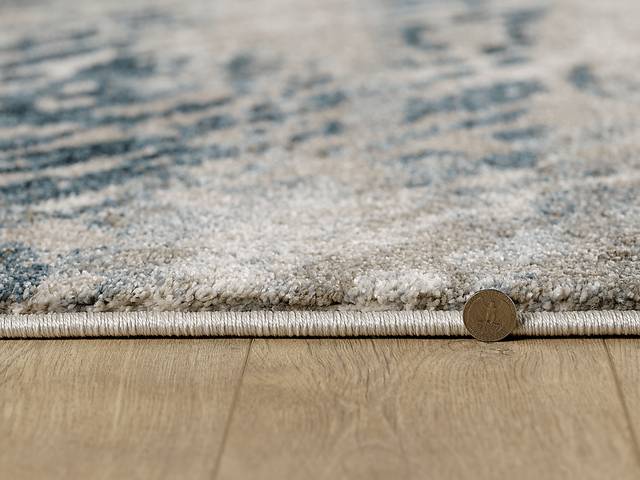 Melstino Blue/Ivory 5'3 x 7'7 Rug - Thumbnail - Image 5