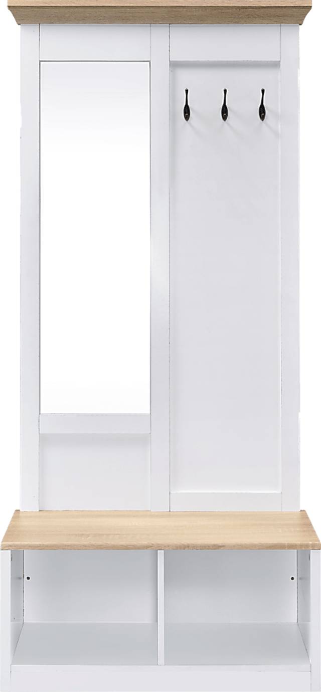 Meltany White Hall Tree - Thumbnail - Image 2