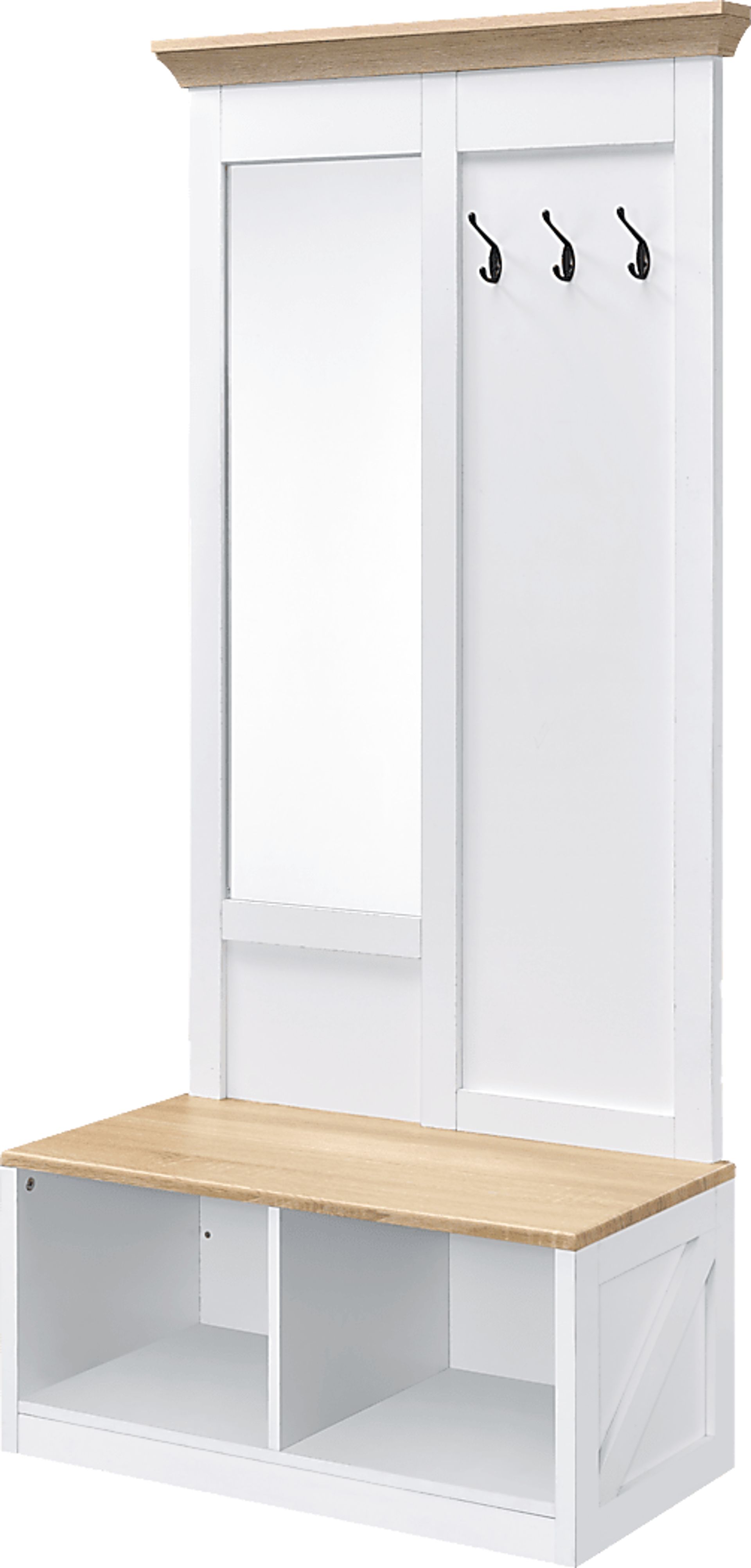 Meltany White Hall Tree - Image 1