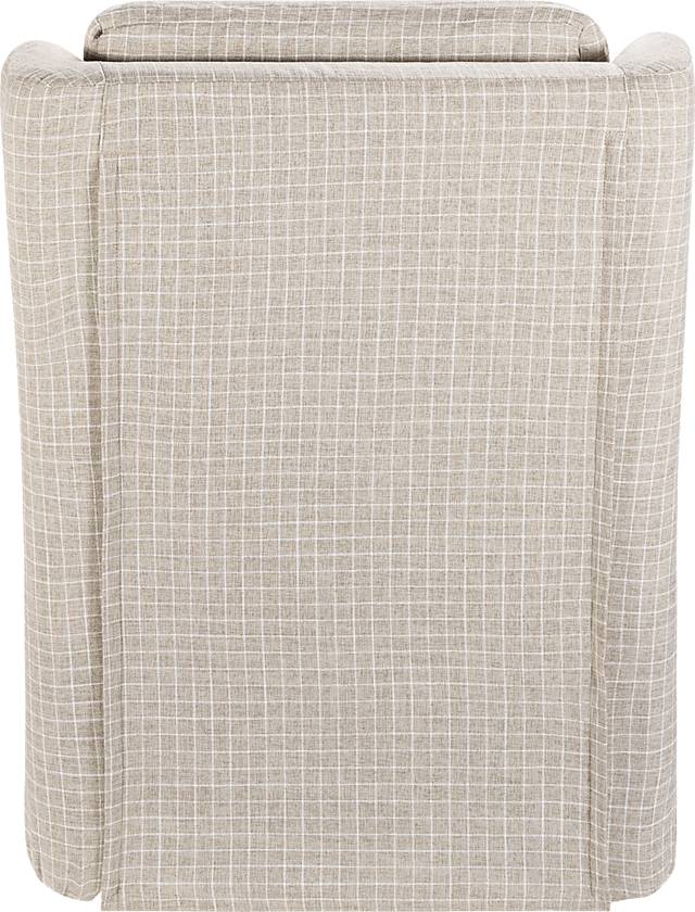 Melugo Beige Swivel Accent Chair - Thumbnail - Image 4