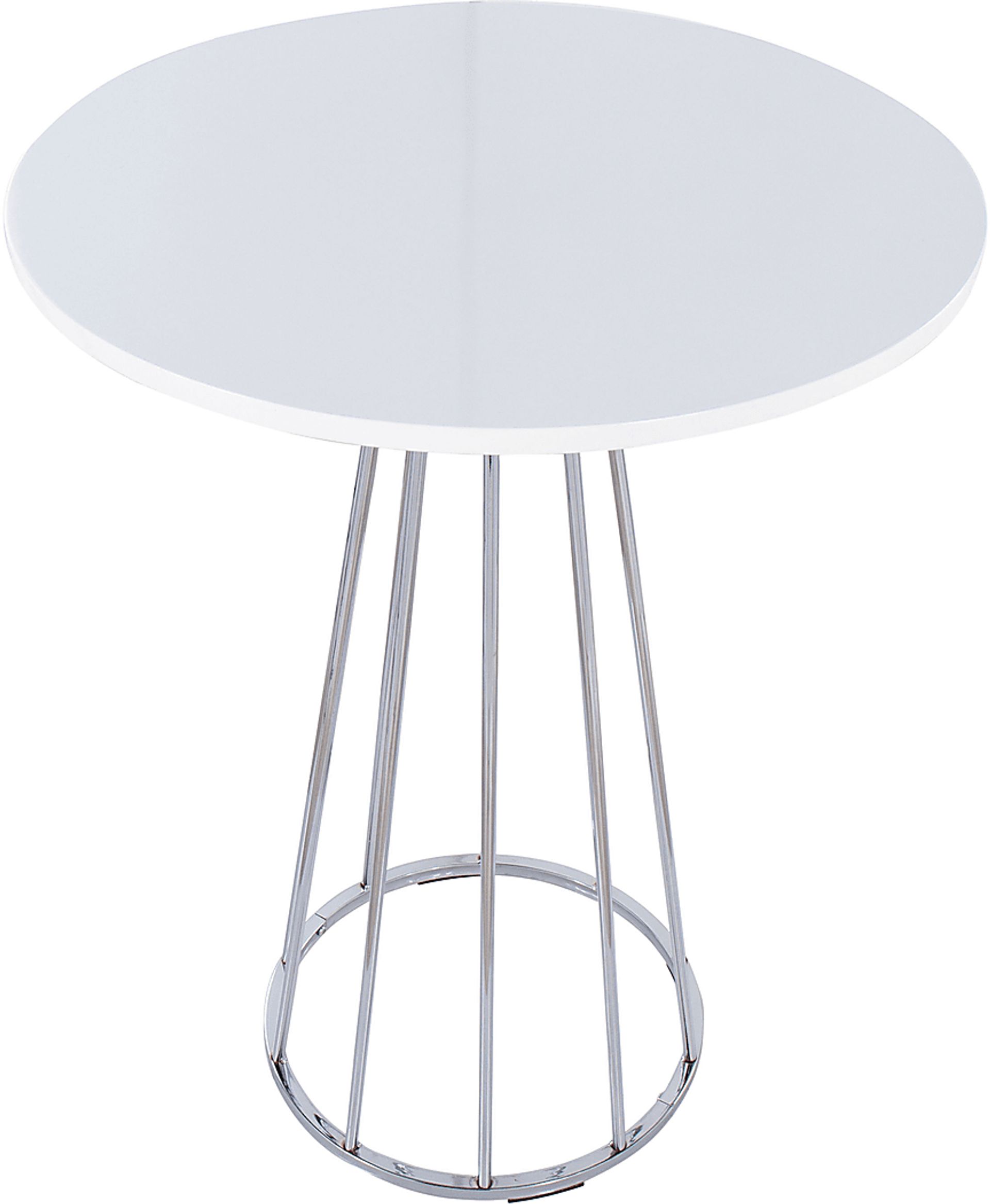 Memminger Chrome Counter Height Table - Image 4