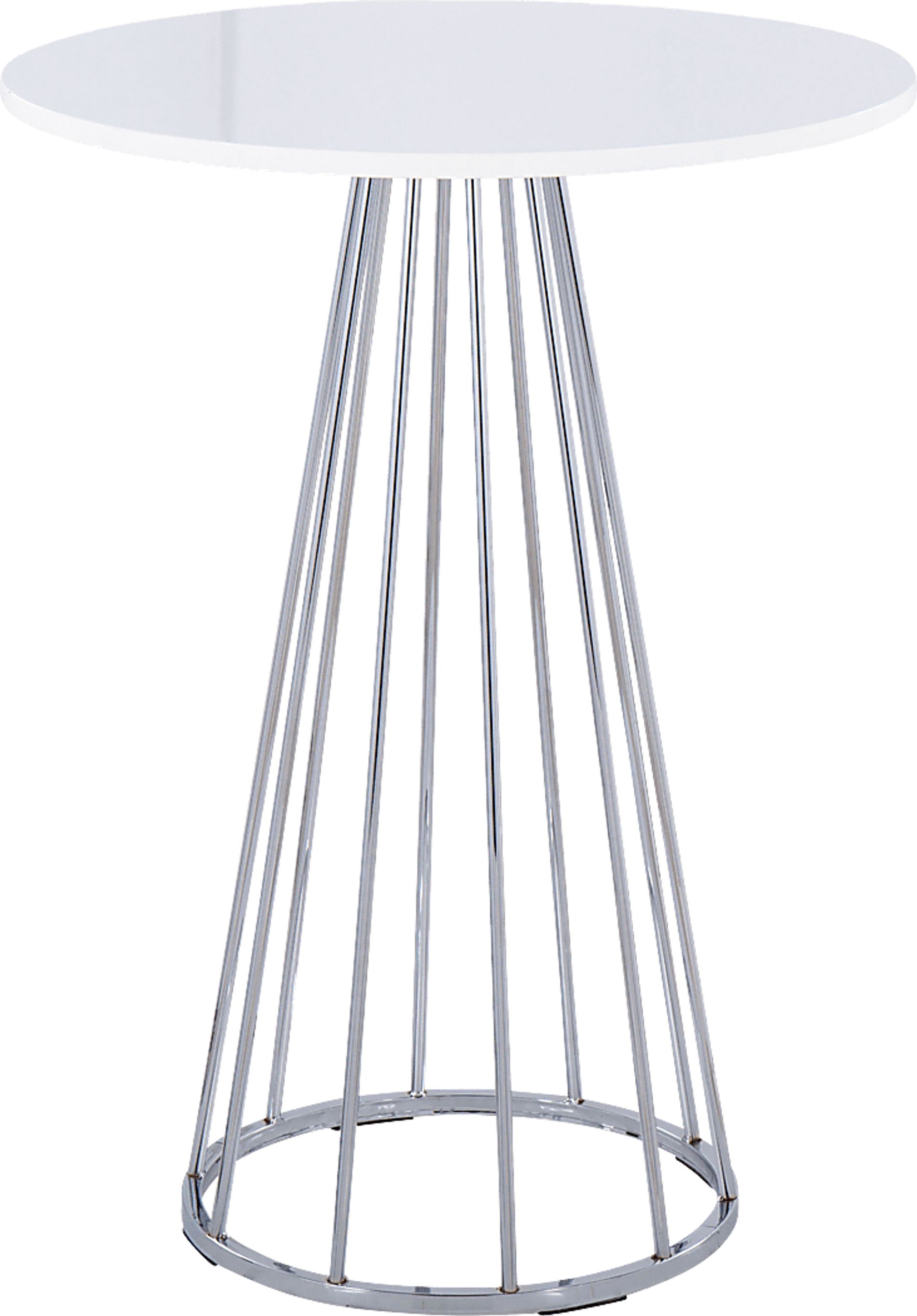 Memminger Chrome Counter Height Table - Image 1