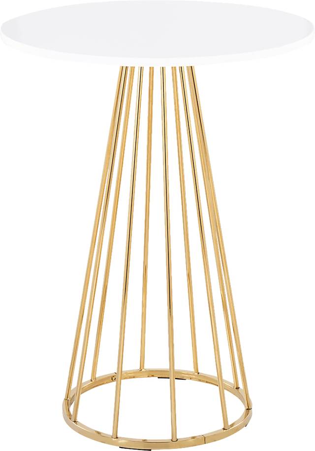 Memminger Gold Counter Height Dining Table - Thumbnail - Image 1