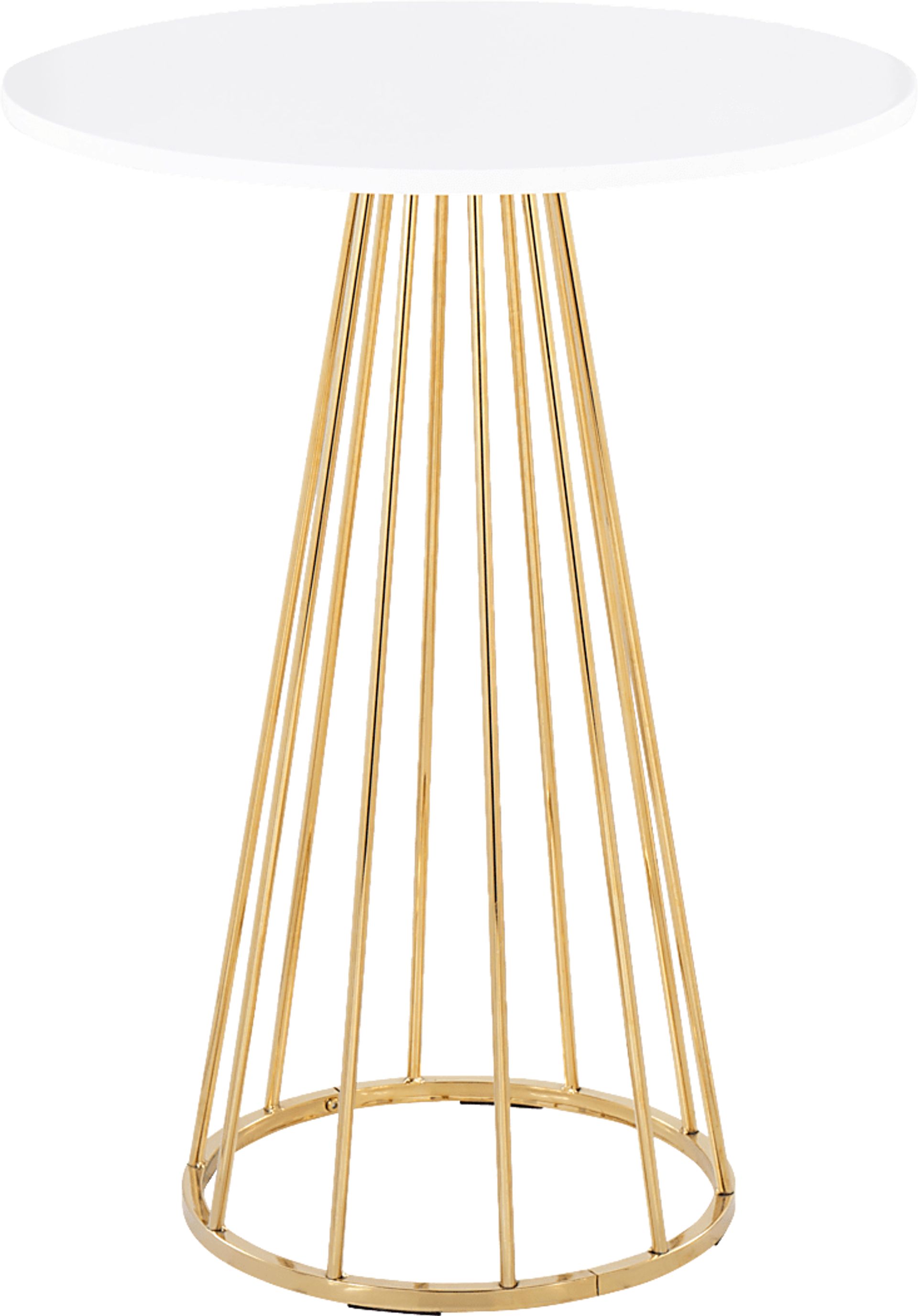 Memminger Gold Counter Height Dining Table - Image 1