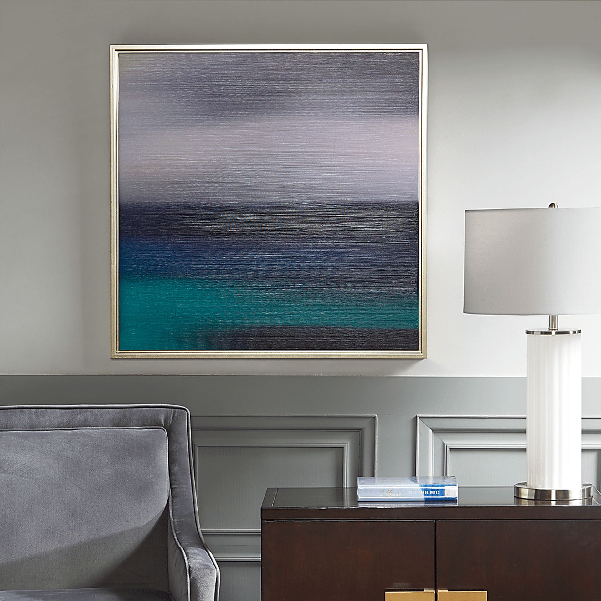 Memories Of The Sea Blue Artwork - Image 2
