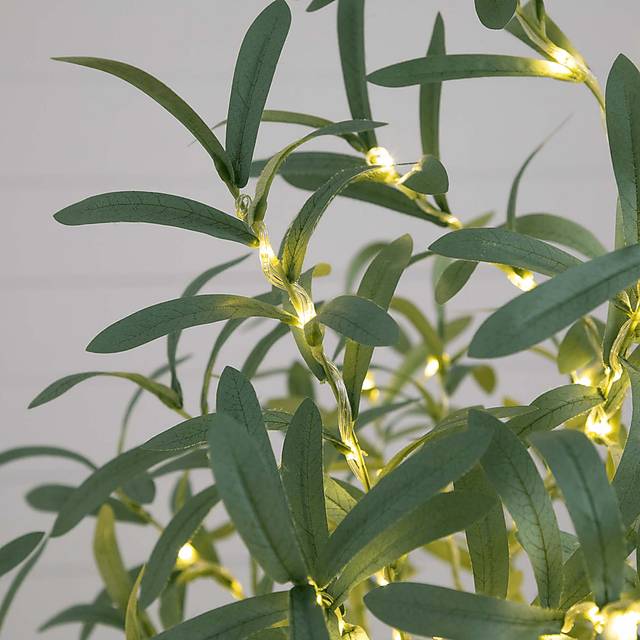 Menallen I Green Silk Tree with Lights - Thumbnail - Image 4