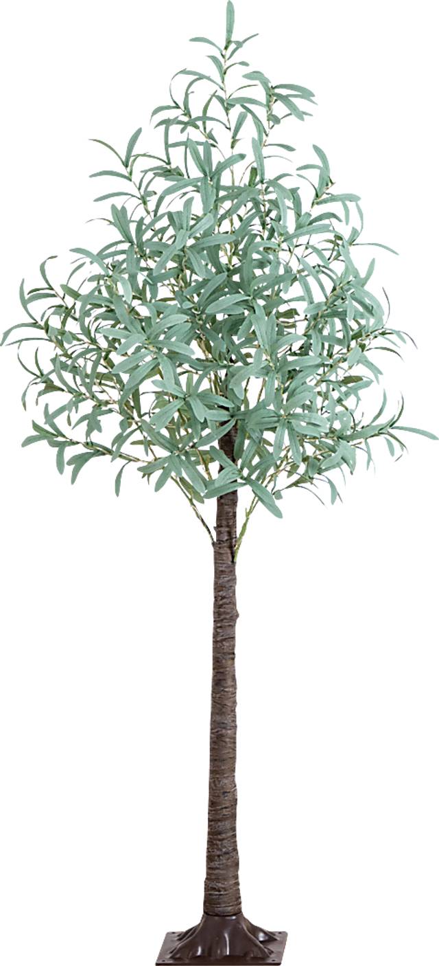 Menallen I Green Silk Tree with Lights - Thumbnail - Image 1