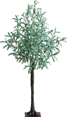 Menallen III Green Silk Tree with Lights