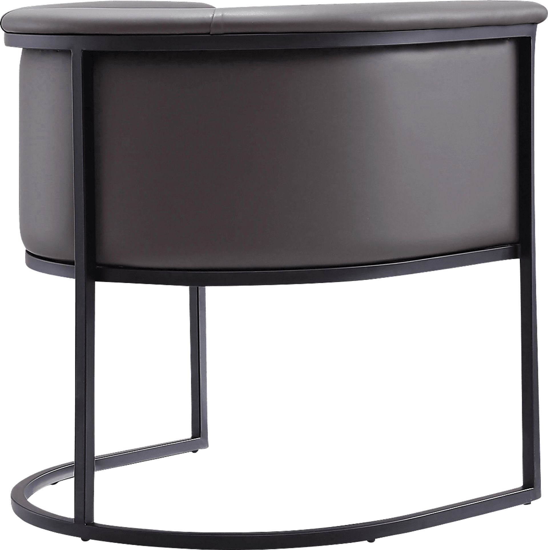 Menbali Pebble Gray Side Chair - Image 4