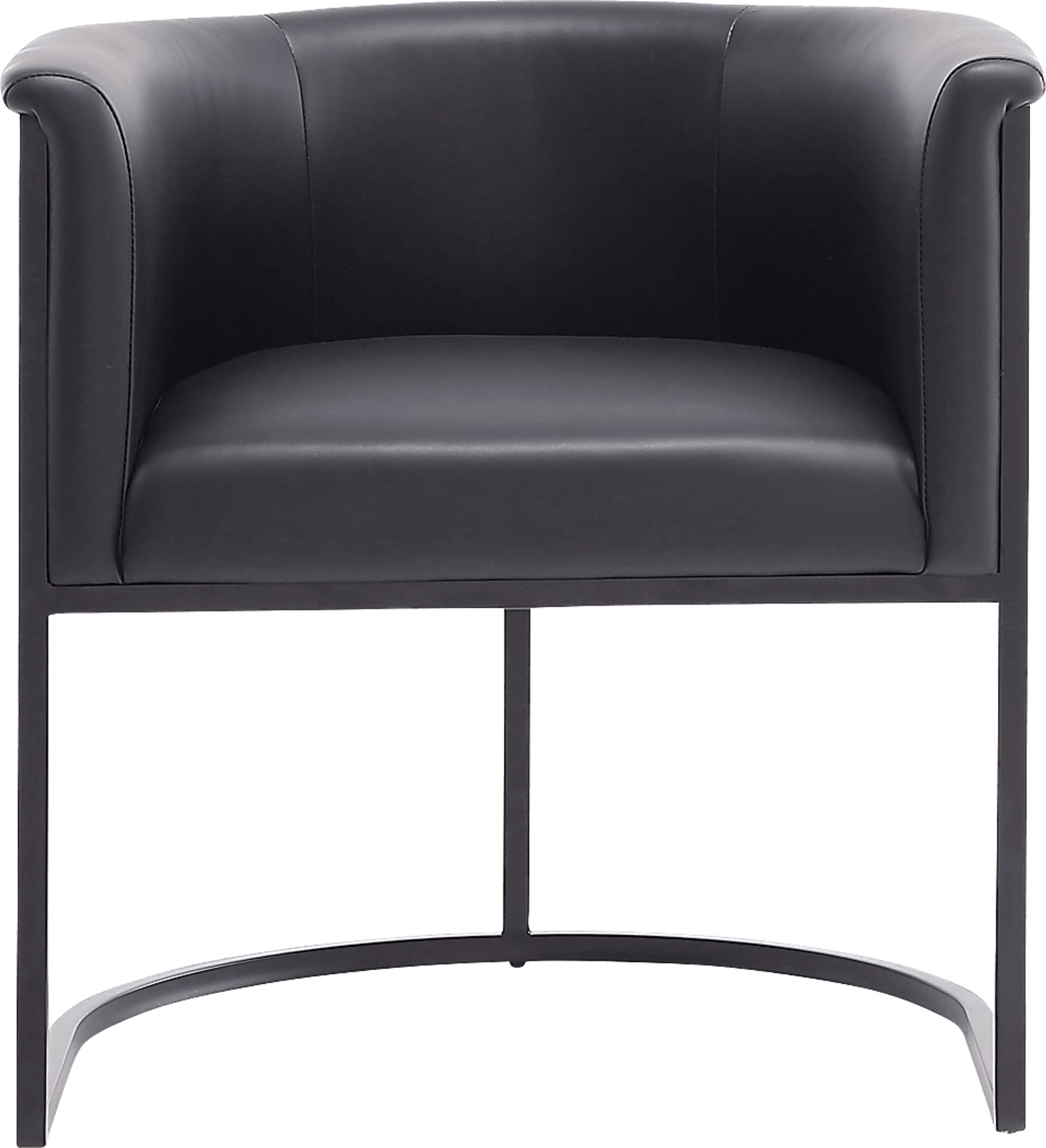 Menbali Black Side Chair - Image 2