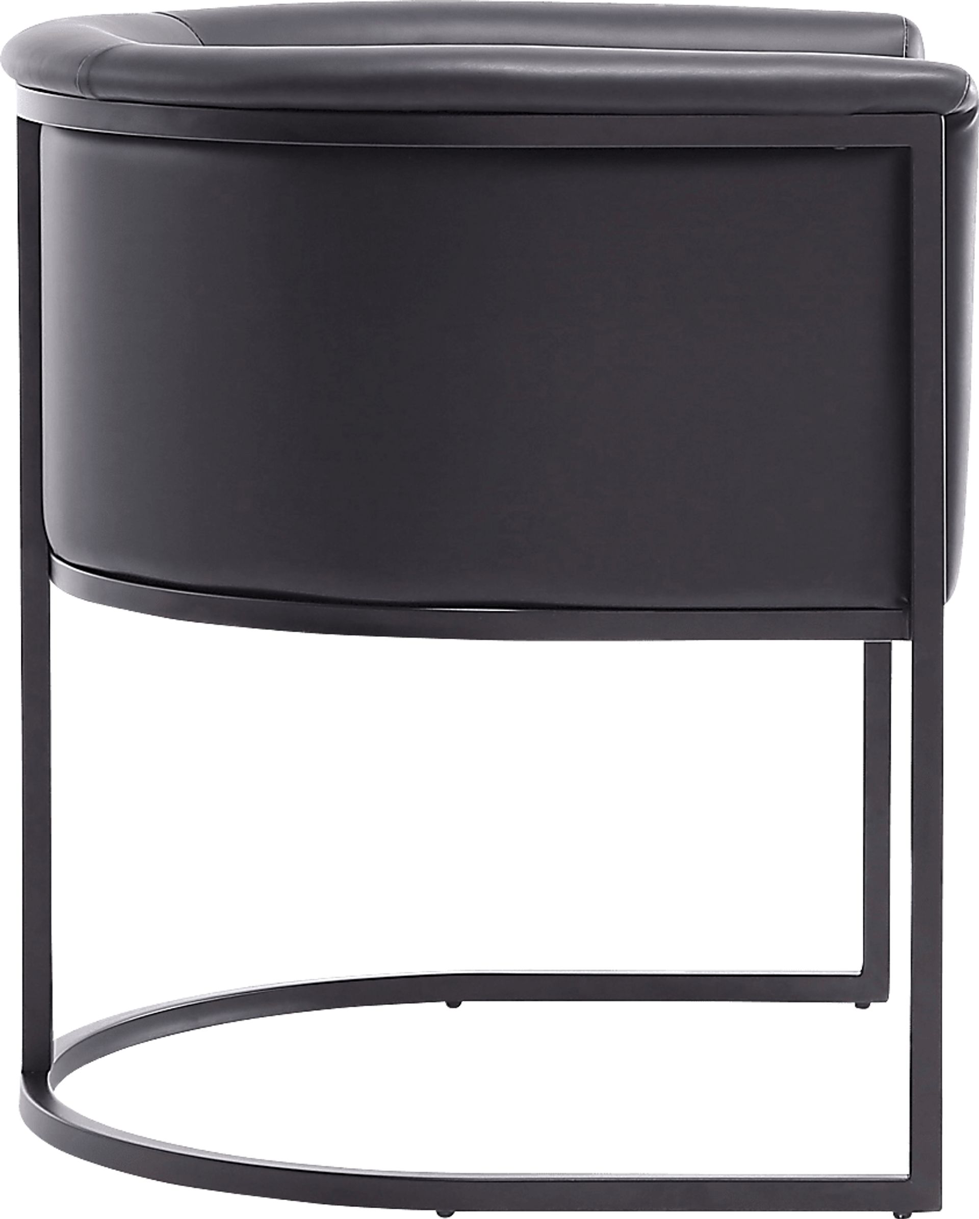 Menbali Black Side Chair - Image 3
