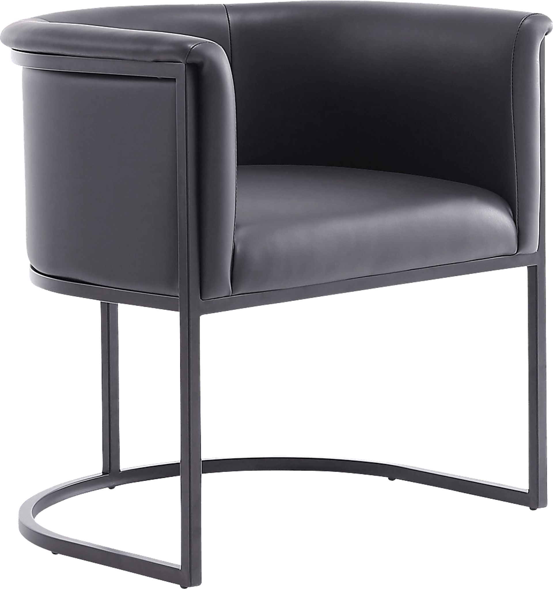 Menbali Black Side Chair - Image 1
