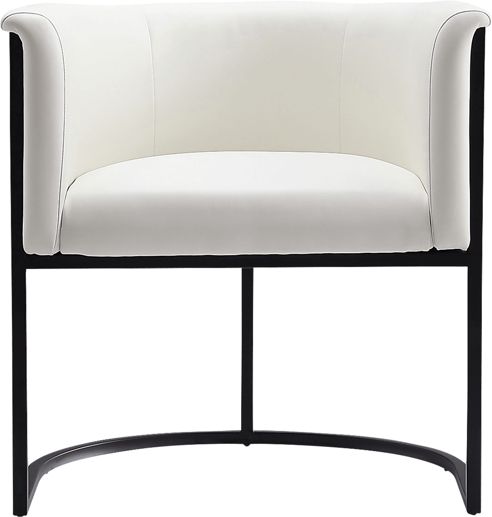 Menbali White Side Chair - Image 2