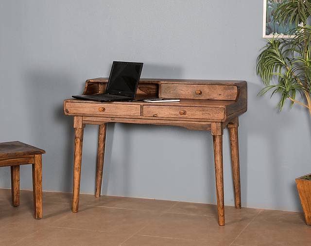 Menda Brown Desk - Thumbnail - Image 2