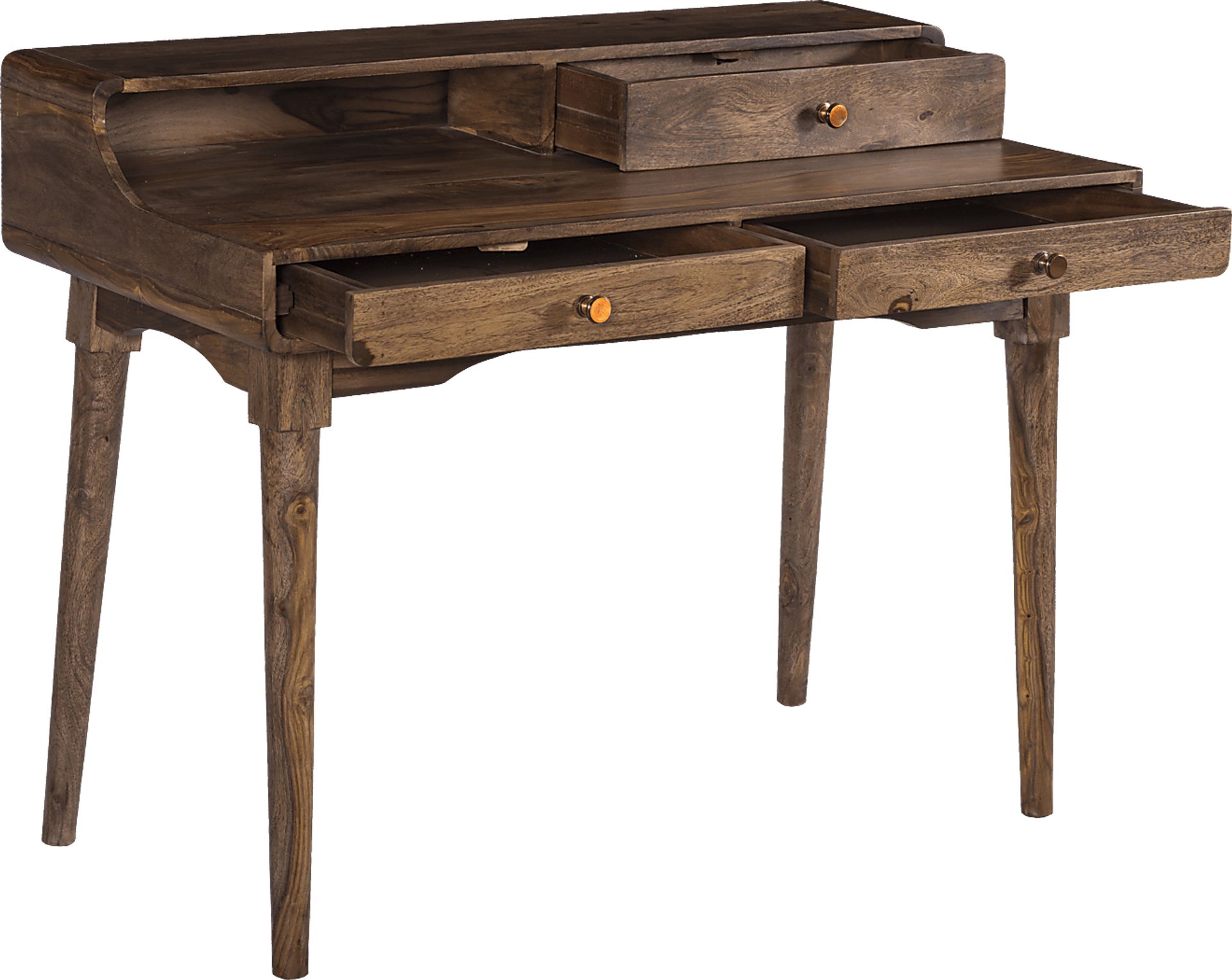 Menda Brown Desk - Image 4