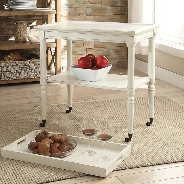 Mendel White Accent Table - Thumbnail - Image 3