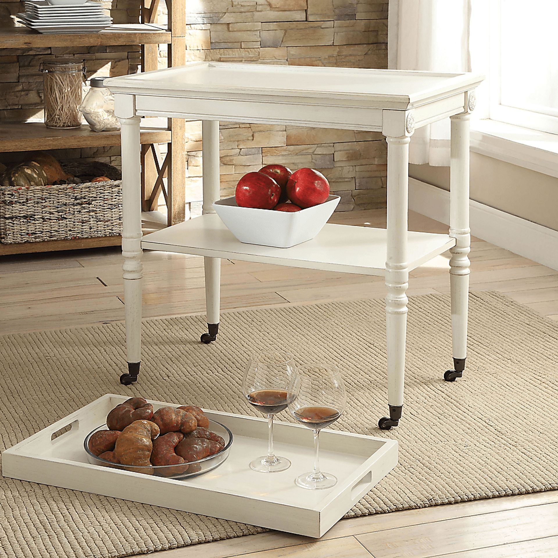 Mendel White Accent Table - Image 3