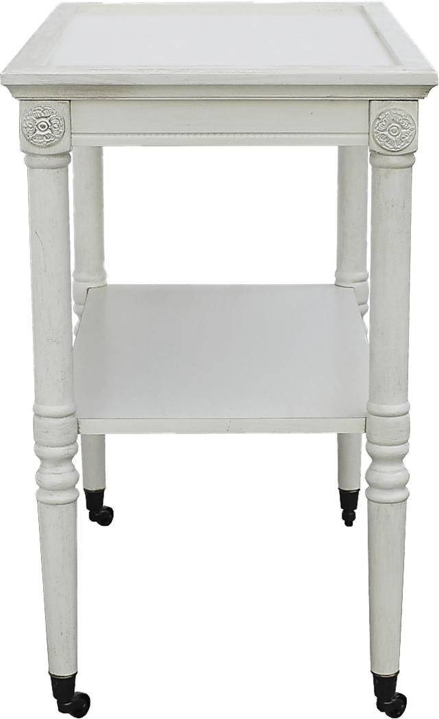 Mendel White Accent Table - Thumbnail - Image 4