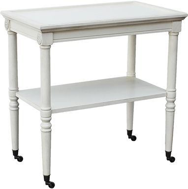 Mendel White Accent Table
