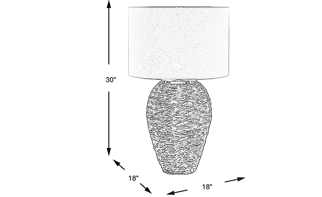Mendocino Reef Natural Lamp