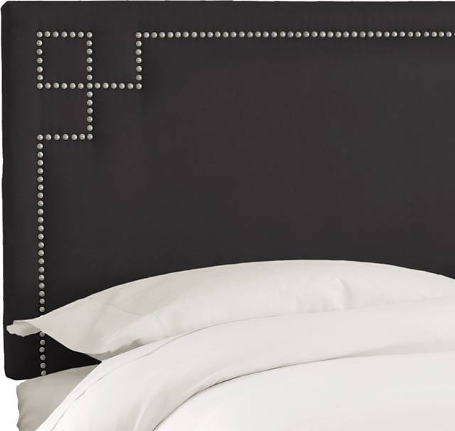 Kids Mendon Bluff Full Black Headboard - Thumbnail - Image 2