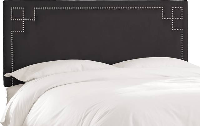 Kids Mendon Bluff Full Black Headboard - Thumbnail - Image 1