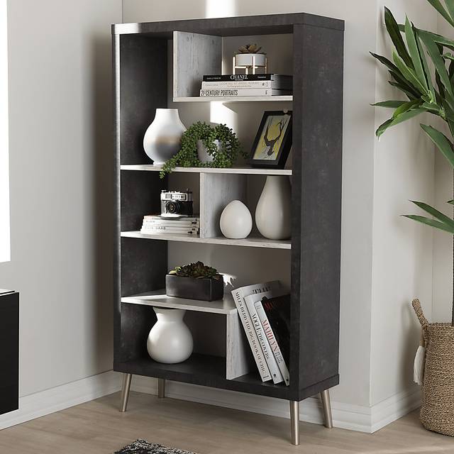 Mendota Brown Bookcase - Thumbnail - Image 2