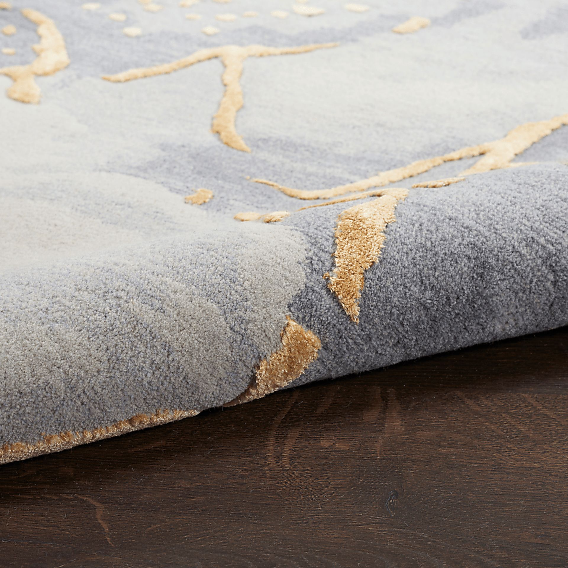 Meniog Gray/Gold 7'9 x 9'9 Rug - Image 9