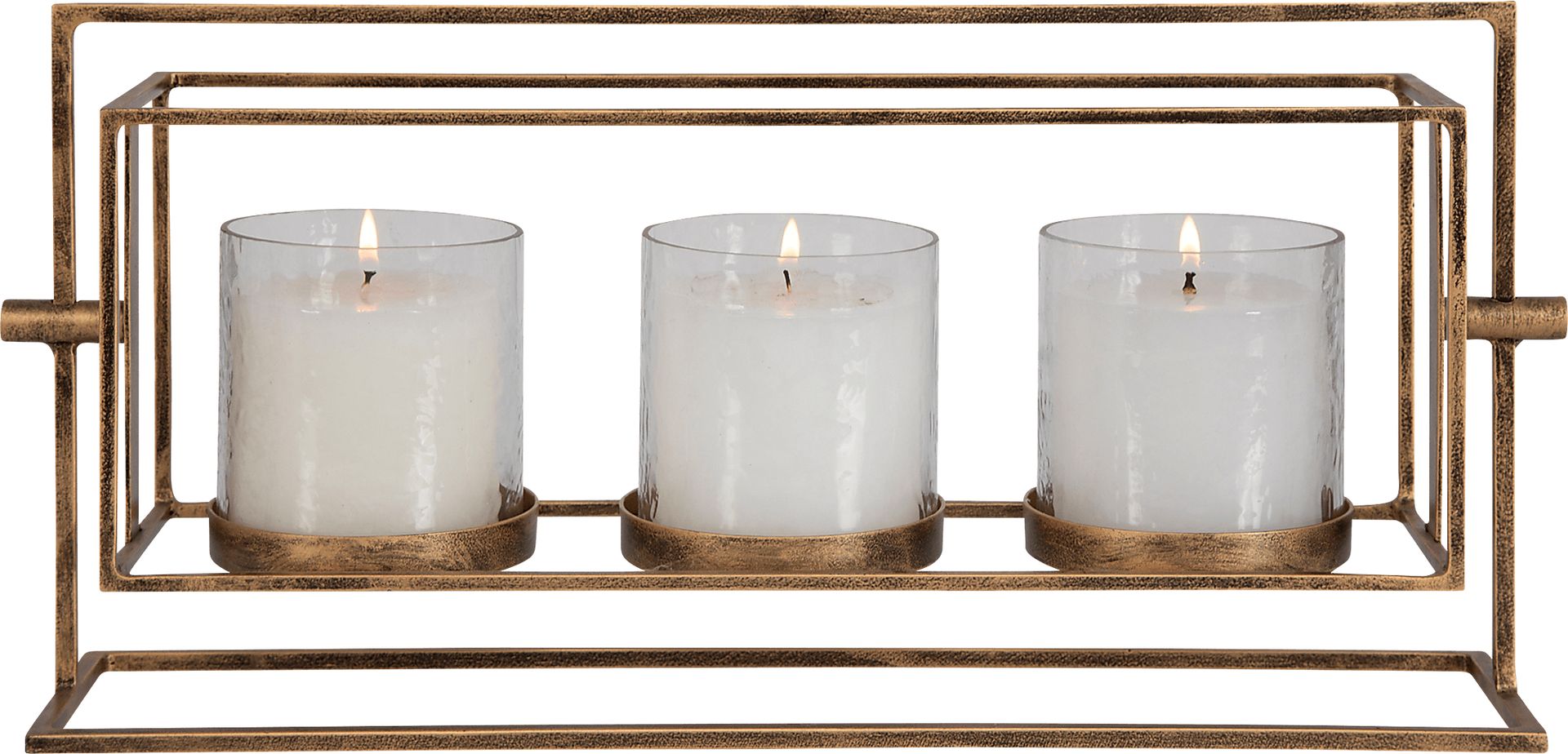 Menix Gold Candle Holder - Image 1