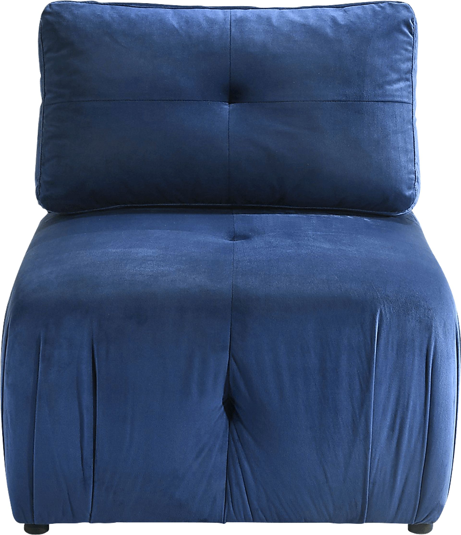 Menna Blue Accent Chair - Image 3