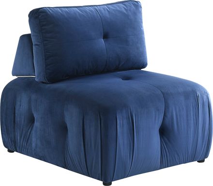 Menna Blue Accent Chair