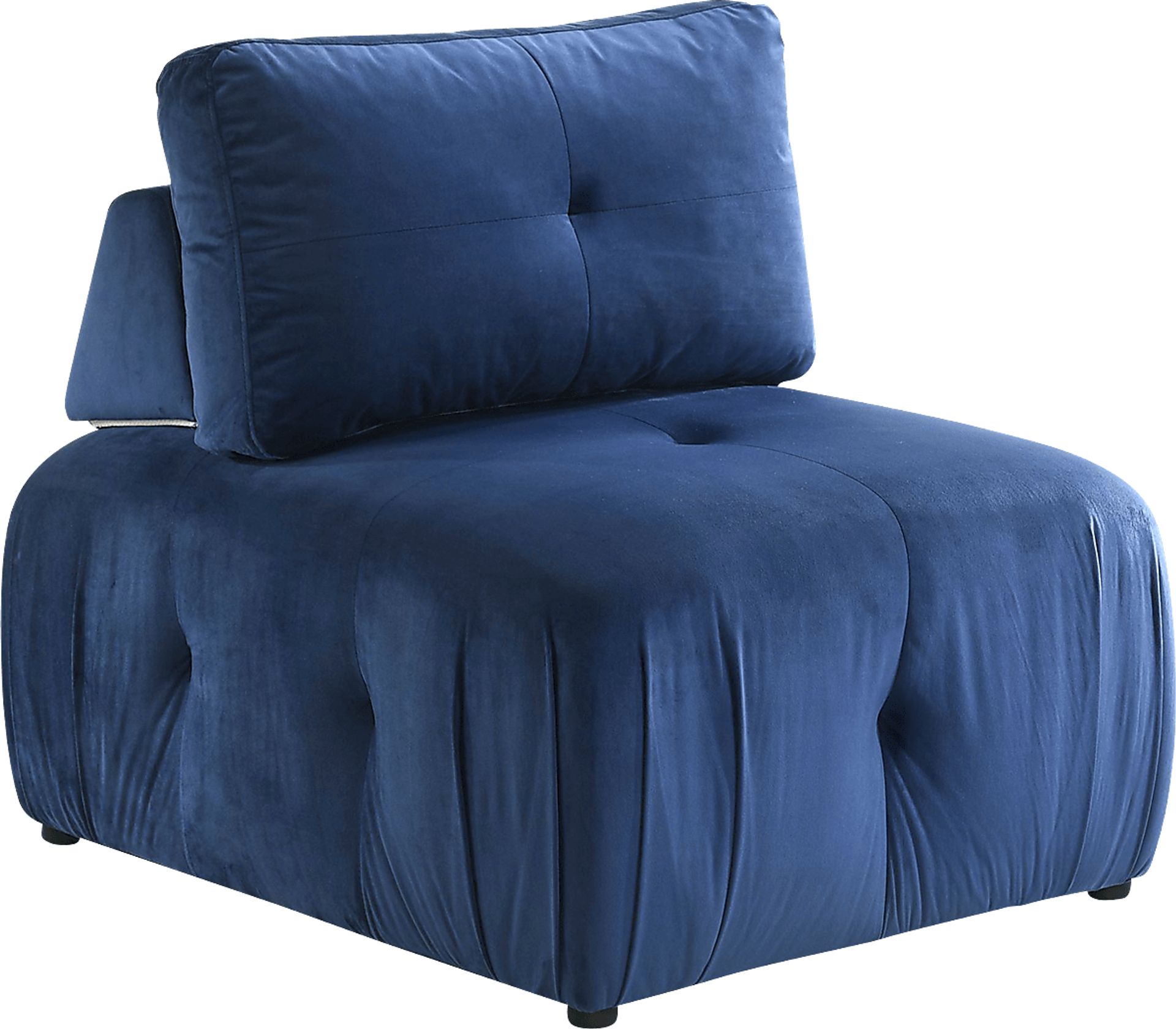 Menna Blue Accent Chair - Image 1