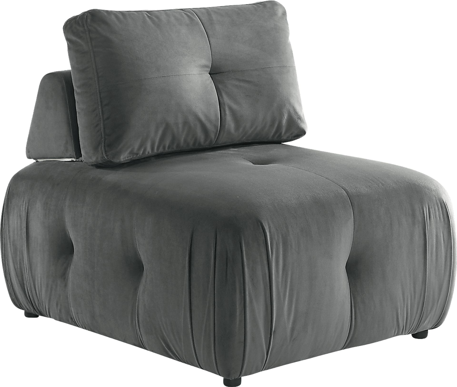 Menna Gray Accent Chair - Image 1