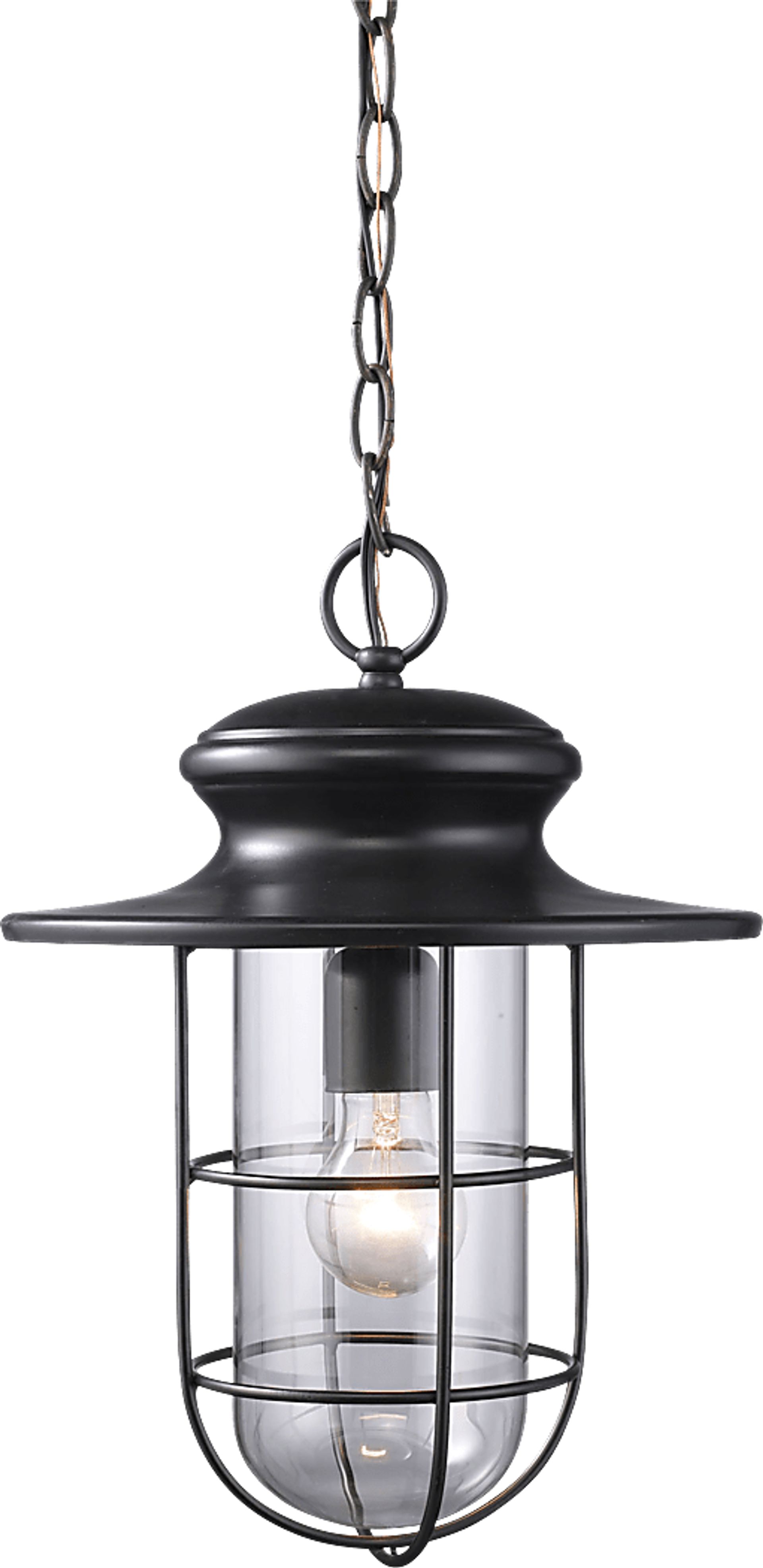 Menola Black Outdoor Chandelier - Image 1