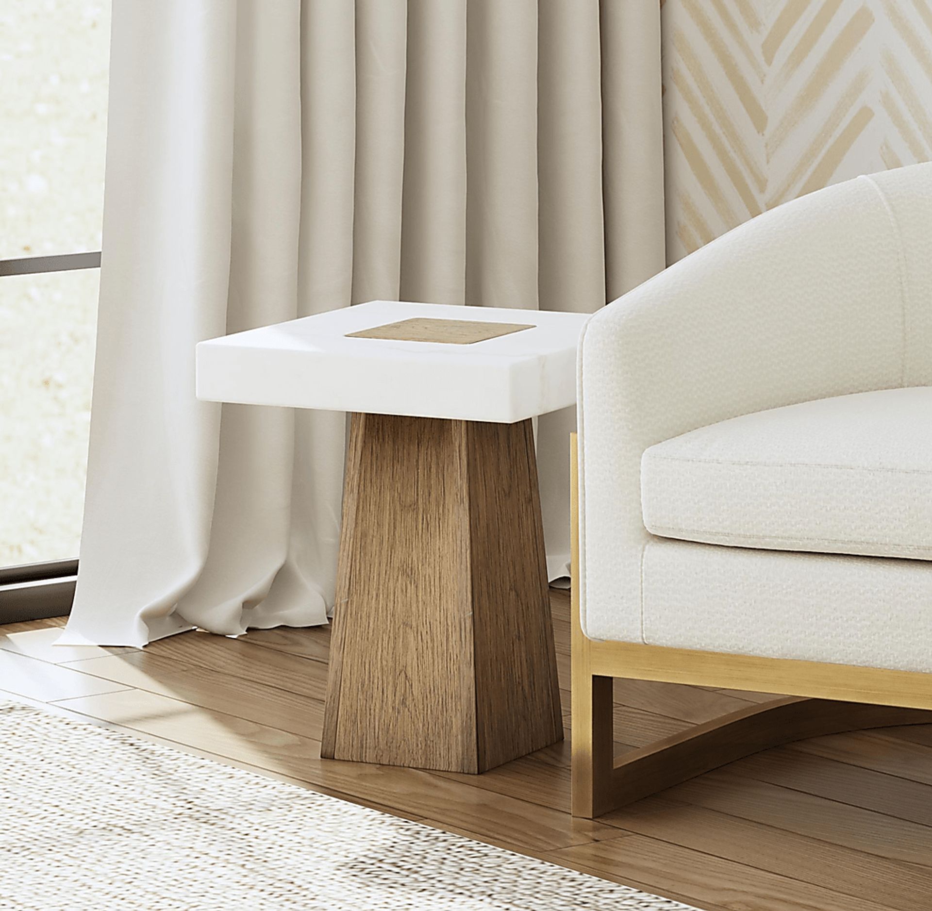 Menomet Brown Accent Table - Image 2