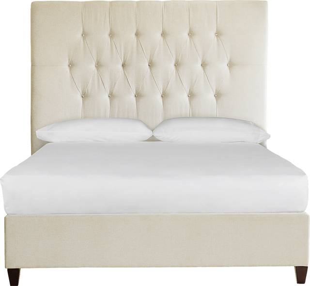 Mensano Beige King Bed - Thumbnail - Image 1