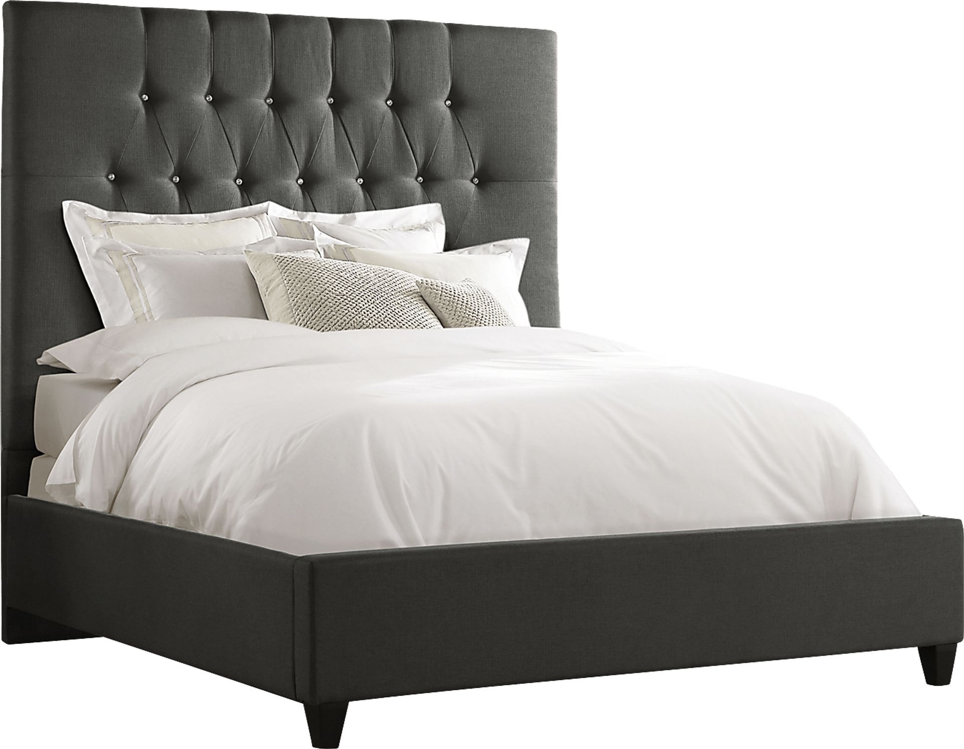 Mensano Charcoal Queen Bed - Image 2