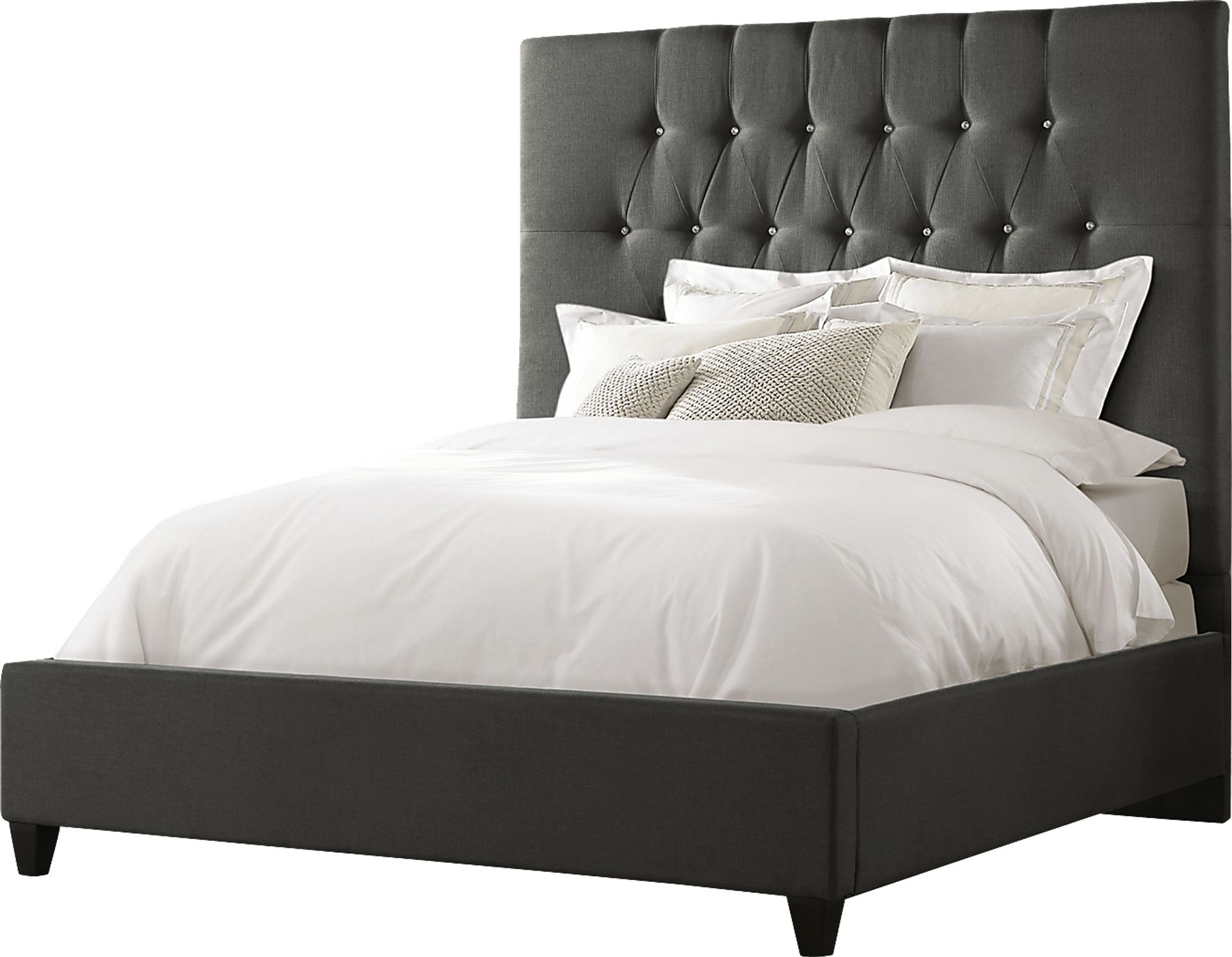 Mensano Charcoal Queen Bed - Image 3