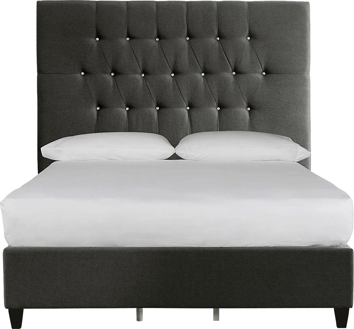 Mensano Charcoal Gray Black,Gray Queen Bed Rooms to Go