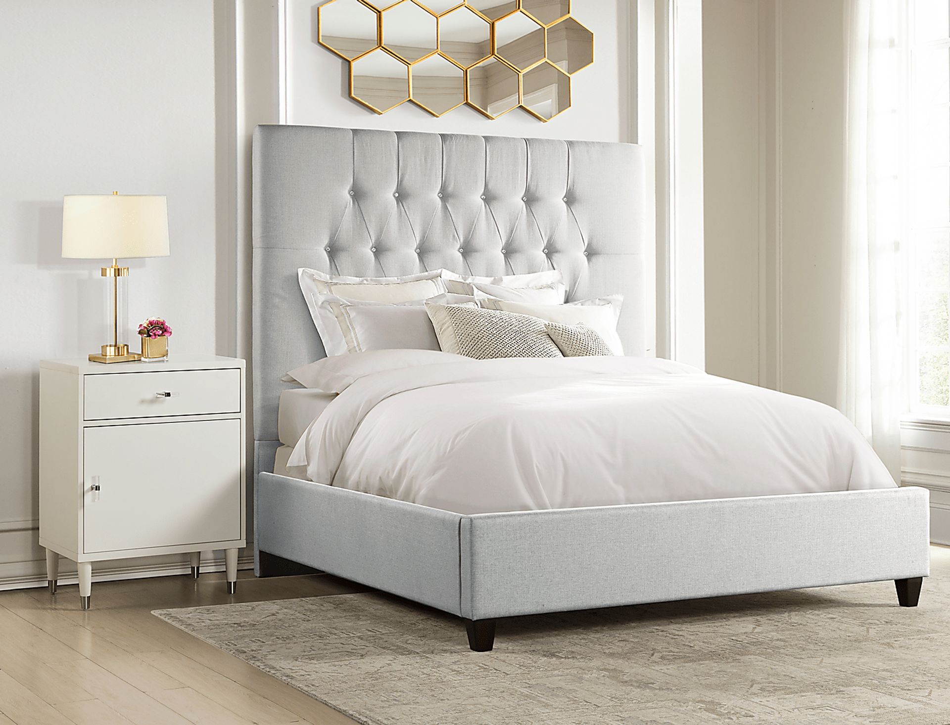 Mensano Gray King Bed - Image 8