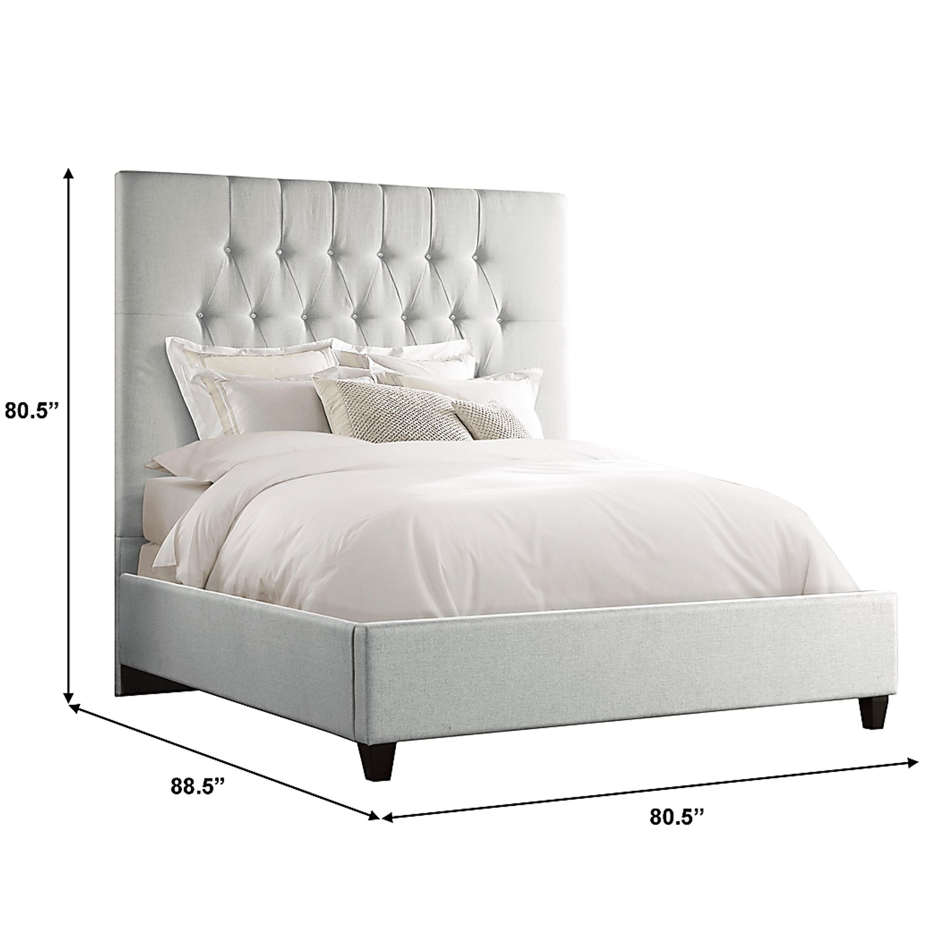 Mensano Gray King Bed - Image 9