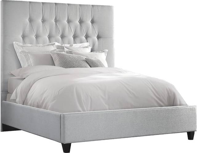 Mensano Gray Queen Bed - Thumbnail - Image 2