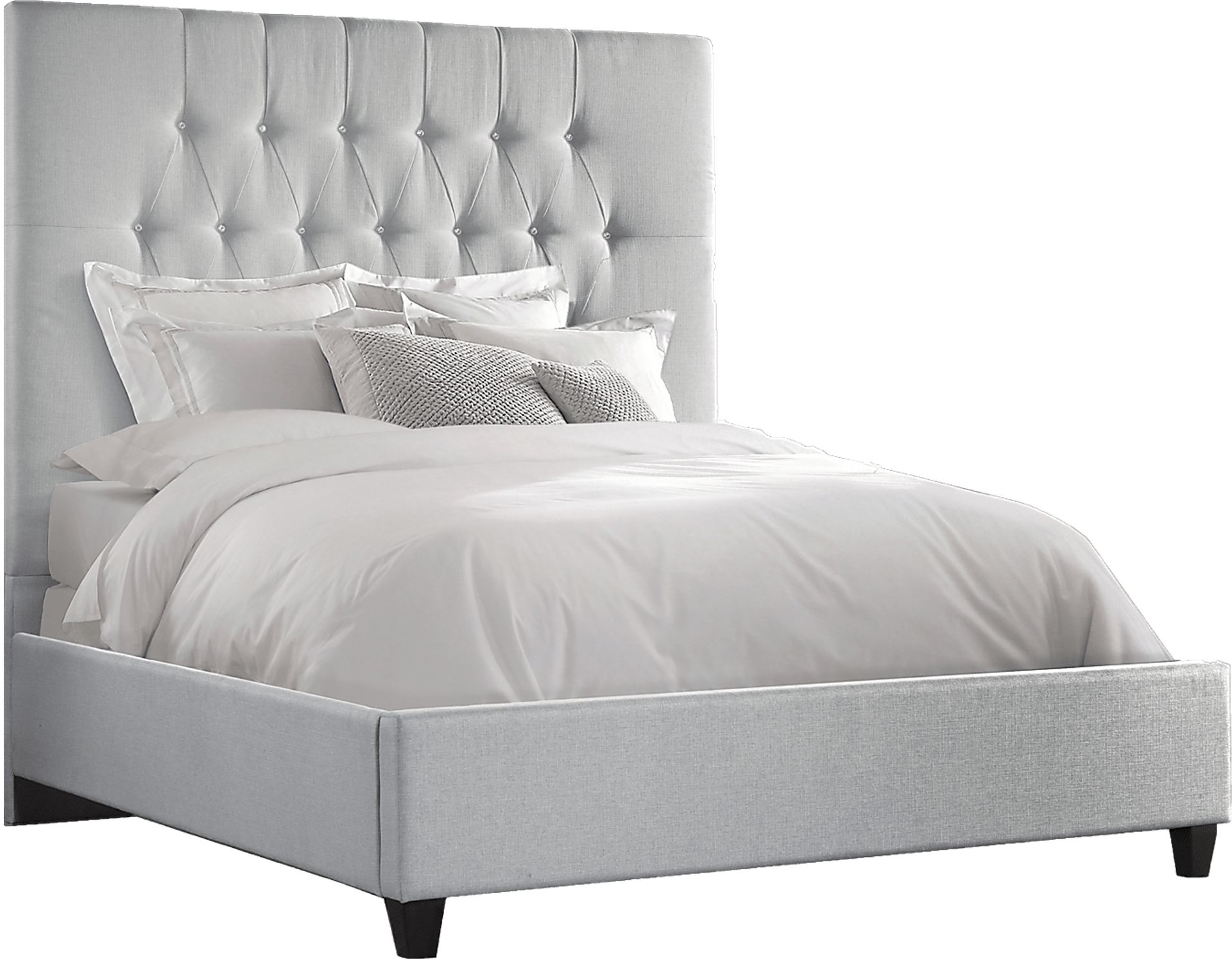 Mensano Gray Queen Bed - Image 2