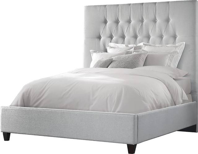 Mensano Gray Queen Bed - Thumbnail - Image 3